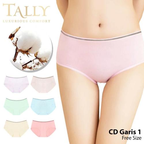Foto Produk TALLY Celana Dalam Garis 1 katun Basic Fashion dari Tally Official Store