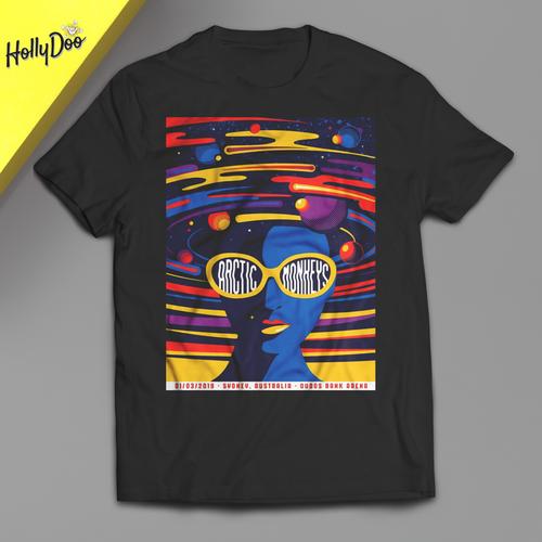 Jual Kaos Arctic Monkeys Sydney Australia Concert Flayer Event T