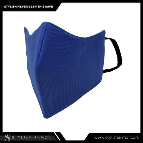 Foto Produk Masker Stylish Armor Silver Antimicrobial 3ply earloop Blue 12pcs - M dari STYLISH ARMOR