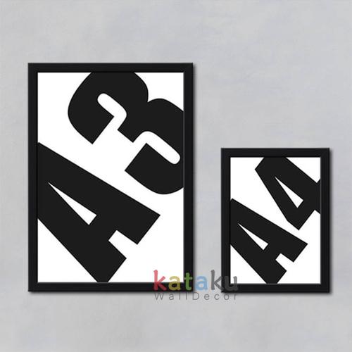 Gambar All Poster Ukuran A3 + Bingkai dari Kataku Wall Decor undefined Tokopedia