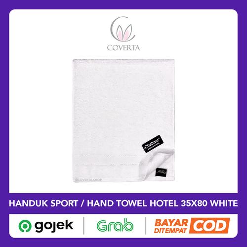 Foto Produk Handuk Tangan Hotel Putih Polos - Hand Towel - Handuk Sport 35x80cm dari Coverta Bedding