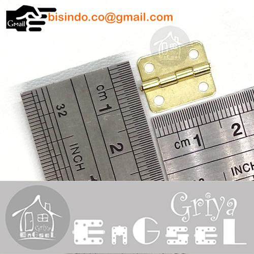 Engsel Mini Jual Engsel Mini Emas/15X13mm/Engsel Kotak Cincin Mahar/Engsel Kecil ...