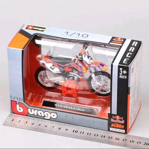 Jual Diecast Motor Trail Bburago KTM 