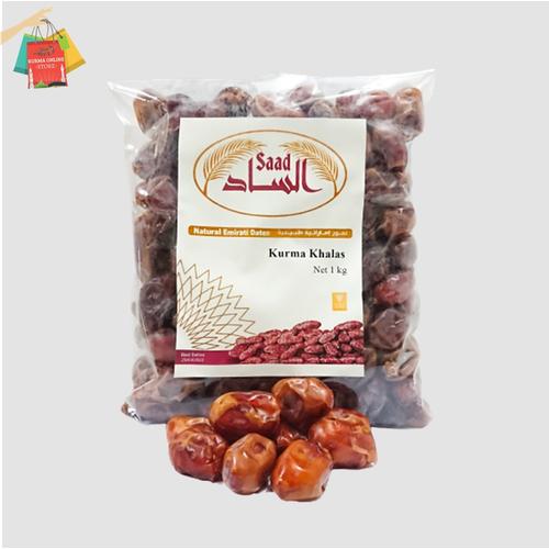 Gambar Kurma Khalas Saad 1 kg - Kholas Dates Al Sa'ad dari kurmaonlinestore Jakarta Pusat Tokopedia