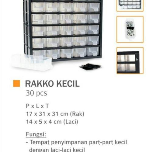 Jual Rakko rak komponen isi 30 racco rak Ic rak baut rak komponen ...
