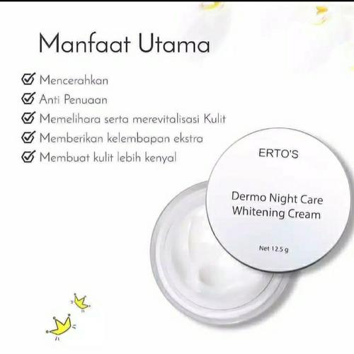 Foto Produk ERTOS NIGHT CREAM WHITENING BPOM dari Grosir Laris
