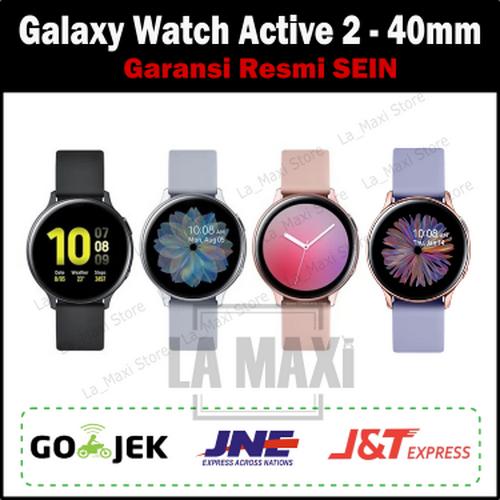 Foto Produk Samsung Smartwatch Galaxy Watch Active 2 Aluminum 40mm Garansi SEIN - Cloud Silver dari La_Maxi Store
