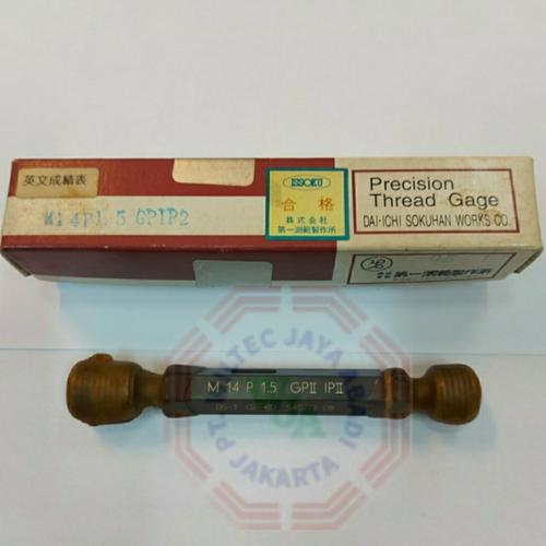 Jual Thread Plug Gauge M14x1.5 GPIP2 merk ISSOKU (Japan) Jakarta