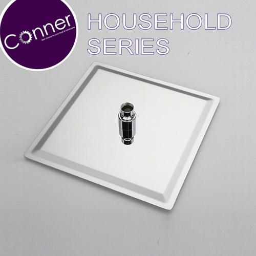 Foto Produk Kepala Shower Mandi Bentuk Kotak 8 Inch Stainless Steel - Silver dari Conner Official