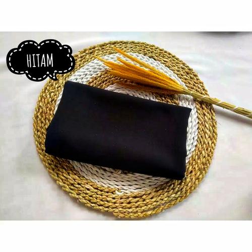 Foto Produk Segi 4 bella square polos /grosir - Hitam dari syafany hijab official