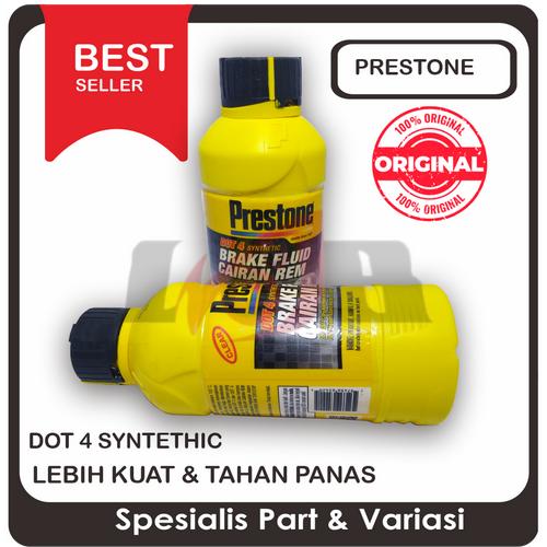 Foto Produk Dot 4 Prestone Cairan Oli Minyak Rem Dot4 Brake Fluid 300ml dari Ledeng Motor Bandung
