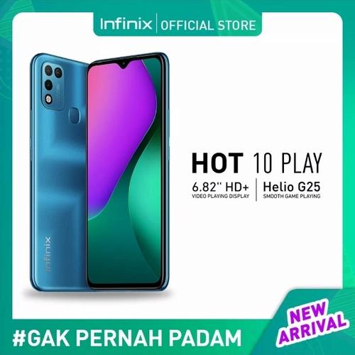 Foto Produk Infinix HOT 10 PLAY 2/32GB RAM 2GB ROM 32GB GARANSI RESMI dari Nic-cell
