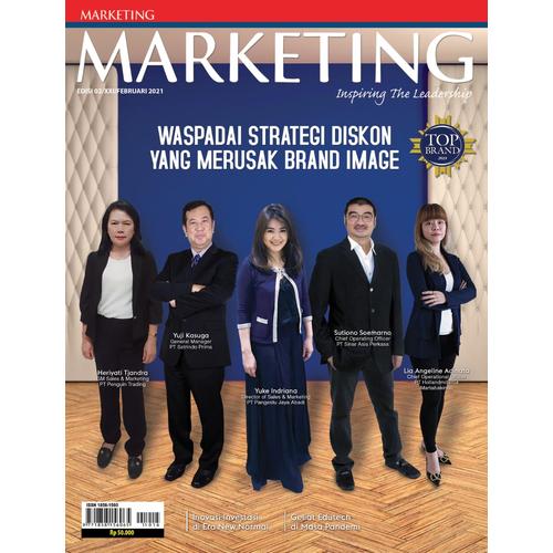 Gambar Majalah Marketing Edisi Februari 2021 dari Majalah MARKETING Jakarta Utara Tokopedia