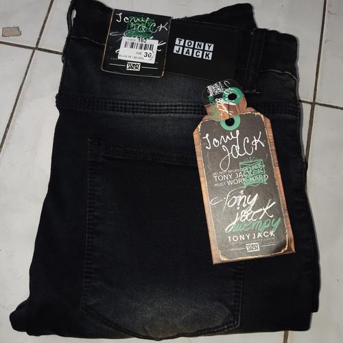 Jual Celana Jeans Pria Sobek Black TH 