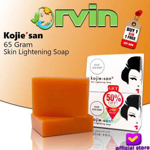 Foto Produk KOJIESAN SKIN LIGHTENING SOAP 65G / BELI 1 GRATIS 1 / KOJIE SAN SOAP dari Orvin Health & Beauty