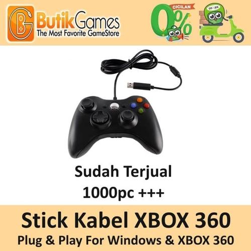 Foto Produk Stick Stik XBOX 360 Kabel Wired Controller dari Butikgames