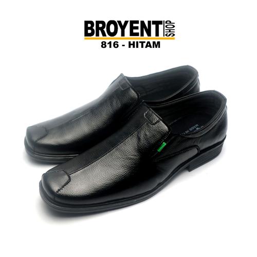 Foto Produk Sepatu Pantofel Pria Kulit 816 - Hitam, 39 dari Broyent-shop