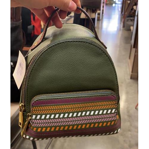 Fossil Felicity mini green backpack 