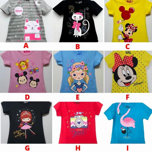 Foto Produk Kaos Anak Perempuan Lucu SIze 7-10 Tahun - 1 Tahun dari Posikids
