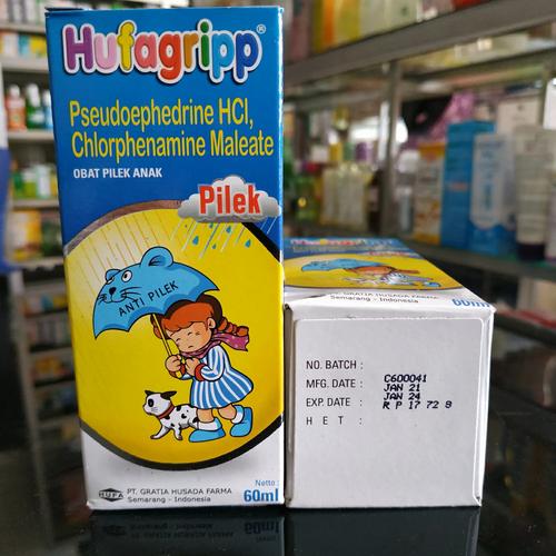 Foto Produk HUFAGRIP PILEK SYR 60 ML BIRU dari PUTRI PHARMACY