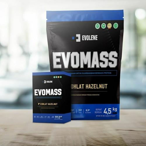 Foto Produk Evolene Evomass Gainer 912 gram - Coklat Hazelnut dari PharmD