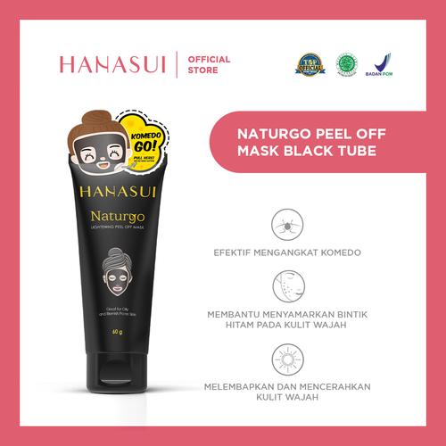 Foto Produk HANASUI NATURGO PEEL OFF MASK BLACK - TUBE dari Hanasui Official Store