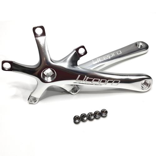 Foto Produk Litepro Crank Arm 170mm BCD 130mm Sepeda Lipat Balap Folding Road Bike - Silver dari vesantra