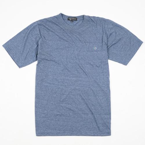 Foto Produk Kaos Polos Cotton Combed Misty CVC Biru Jeans Premium Quality - XXL dari Daily Outfits DYO