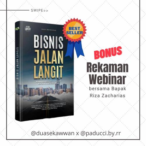 Foto Produk Buku Bisnis Jalan Langit oleh Riza Zacharias dari Paducci by RR