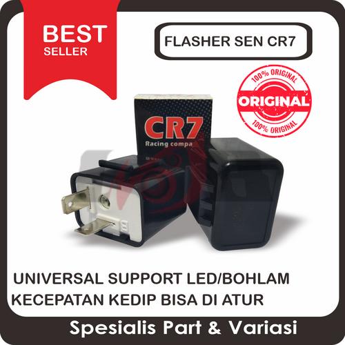 Foto Produk CR7 Flasher Sen LED Stelan Kedip Cepat Lambat Flaser Lampu Sein Motor dari Ledeng Motor Bandung