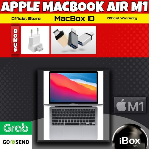 Foto Produk Apple MacBook AiR M1 2020 256 256GB Space Gray Gold Silver Resmi iBox - RESMI INTER, UNIT DEMO dari MacBox id