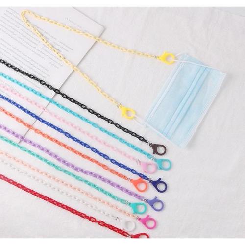 Gambar Strap Masker Mask Chain Rantai Polos / Kalung Masker / Tali Masker - ungu polos dari manything.id undefined Tokopedia