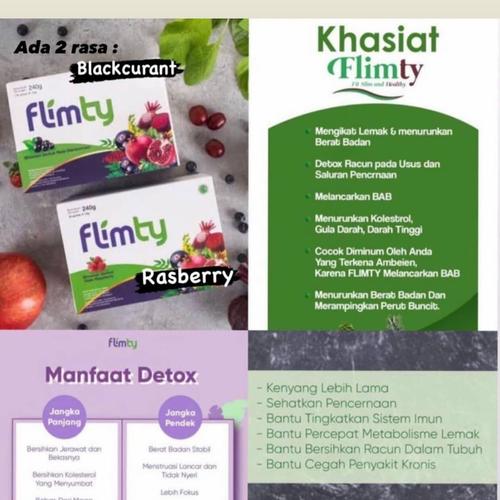 Foto Produk ❤️100% original ❤️ Flimty Fit and Healthy Fiber Diet & Detox - blueberry dari Koreanholicshop