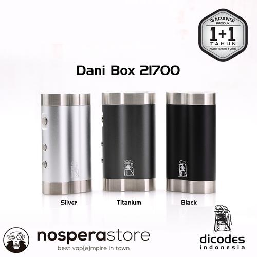 Foto Produk DANI BOX 21700 80W by DICODES Germany - Authentic - Silver dari nosperaStoRe