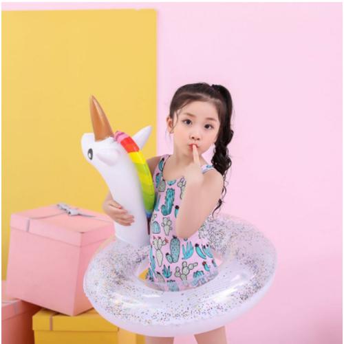 Foto Produk Ban Pelampung Sequins Glitter size 70 / Ban Renang Tiup Flamingo Merak dari Enilate