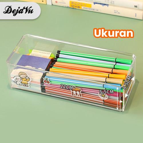 Gambar Dejavu Rak Kosmetik Acrylic Kotak Tempat Penyimpanan Alat Tulis HRM317 - Model, Kotak Polos dari Dejavu Official Kota Tangerang Tokopedia