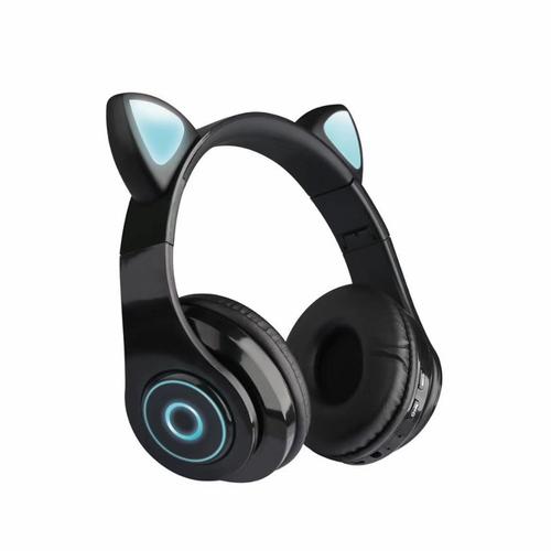 Foto Produk ❤️100% original❤️ headphone kucing bluetooth - black dari Koreanholicshop