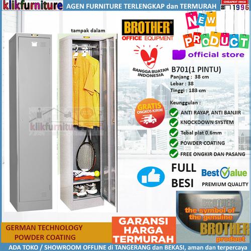 Foto Produk Loker Kabinet Locker Cabinet Besi 1 Pintu B701 Brother dari klikfurniture
