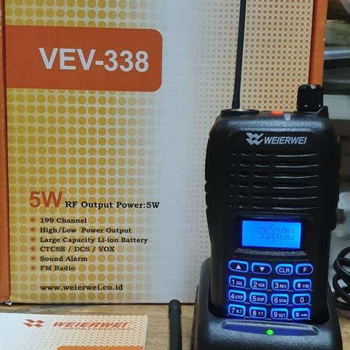 Foto Produk HT WEIRWEI VEV - 338 UHF LOW 350 -390 MHZ ORIGINAL dari valen elektronik