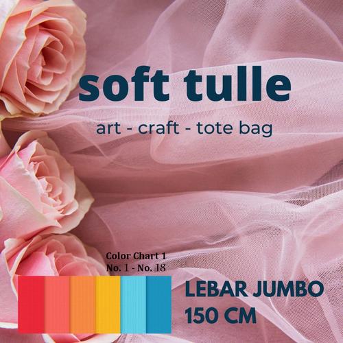 Foto Produk Kain Soft Tulle / Kain Soft Tile / Kain Mesh per 0.5 meter dari Toko Brukat