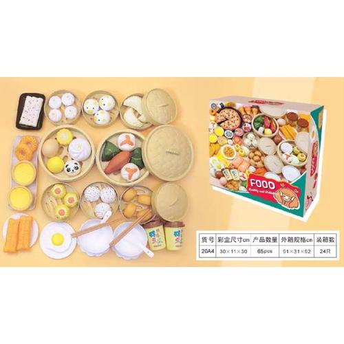 Foto Produk Mainan masak dimsum western breakfast pretend toys pretend play - Dimsum dari Thaya Store
