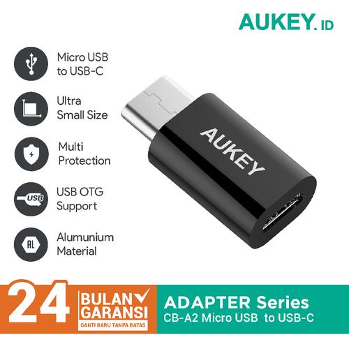 Foto Produk Aukey Adapter Micro USB to USB-C - 500343 dari AUKEY