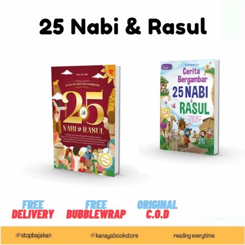 Foto Produk Buku cerita Nabi- cerita bergambar 25 nabi dan rosul dari kanaya bookstore