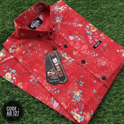 Foto Produk kemeja pria baju motif bunga kemeja lengan pendek kemeja surfing dari start joe
