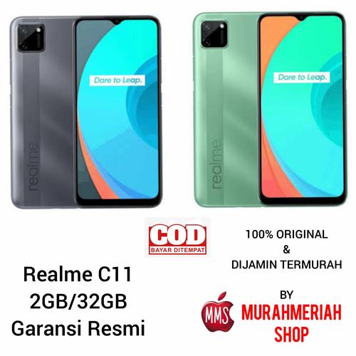 Foto Produk REALME C11 2/32 RAM 2GB ROM 32GB GARANSI RESMI - Grey dari murahmeriah shop