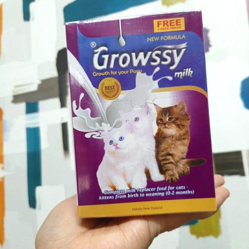 Foto Produk Growssy Milk untuk kitten - 1 box / kotak 11 pcs dari Seal Point Pet Shop