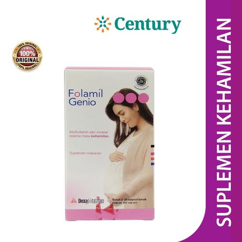 Foto Produk FOLAMIL GENIO / SUPLEMEN IBU HAMIL / VITAMIN IBU MENYUSUI dari CENTURY HEALTHCARE