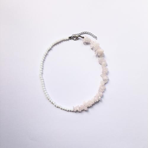 GAIA Pink Rose Quartz Choker Necklace 