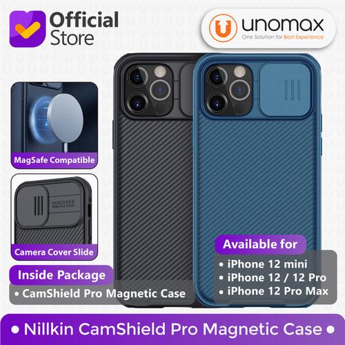 Foto Produk Case iPhone 12/mini/Pro/Max Nillkin CamShield Magnetic MagSafe Camera - 12 Pro Max, Black dari unomax