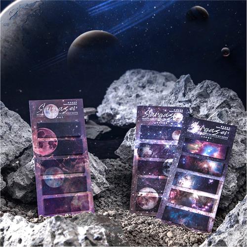 Foto Produk Stargazer Space Label Memo Set - Kertas Catatan - Catatan Kecil dari Pinkabulous